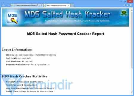 MD5 Salted Hash Kracker İndir Salt MD5 Şifre Kırma