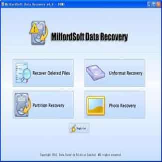 MilfordSoft Data Recovery 4.0 Full indir